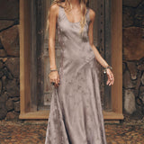 SPELL - Dubois Bias Gown - Fossil