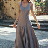 SPELL - Dubois Bias Gown - Fossil