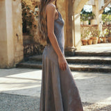 SPELL - Dubois Bias Gown - Fossil