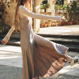 SPELL - Dubois Bias Gown - Fossil