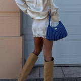 SPELL - Dubois Bias Mini Skirt - Pearl