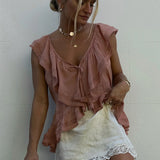 SPELL - Dubois Bias Mini Skirt - Pearl