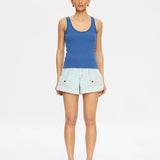 KIVARI - Tallulah Scoop Tank - Cobalt Blue