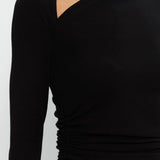 KIVARI - Annike Jersey Top - Black