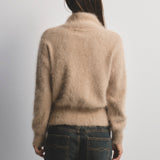 WORLD OF NOMADS - Felix Zip Cardigan - Latte