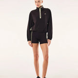 P.E NATION - Echo Quarter Zip - Black Bean