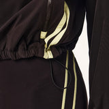 P.E NATION - Echo Quarter Zip - Black Bean