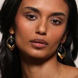 SATYA - Transformed by Compassion Lotus Earrings | Gold