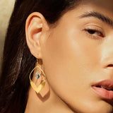 SATYA - Transformed by Compassion Lotus Earrings | Gold
