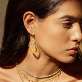SATYA - Transformed by Compassion Lotus Earrings | Gold