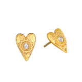 SATYA - Sacred Connection Heart Lotus Stud | Gold