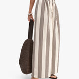 ELKA COLLECTIVE - Milo Stripe Pant - Chocolate Stripe