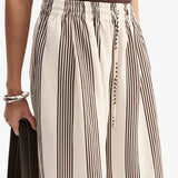 ELKA COLLECTIVE - Milo Stripe Pant - Chocolate Stripe