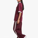 ENA PELLY - Valentina Stripe Pant - Cherry Cola