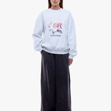 ENA PELLY - Ena Pelly Rose Sweatshirt - White Marle