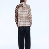 ENA PELLY - Bobby Check Shirt - Brown Check