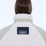 ENA PELLY - Alice Faux Fur Jacket - Bone