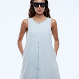 ENA PELLY - Annie Denim Dress - Light Wash