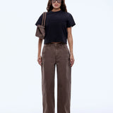 ENA PELLY - Lessa Denim Jean - Washed Mocha