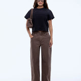 ENA PELLY - Lessa Denim Jean - Washed Mocha