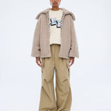 ENA PELLY - Tina Teddy Jacket - Birch