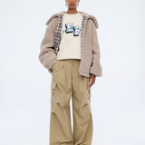 ENA PELLY - Tina Teddy Jacket - Birch