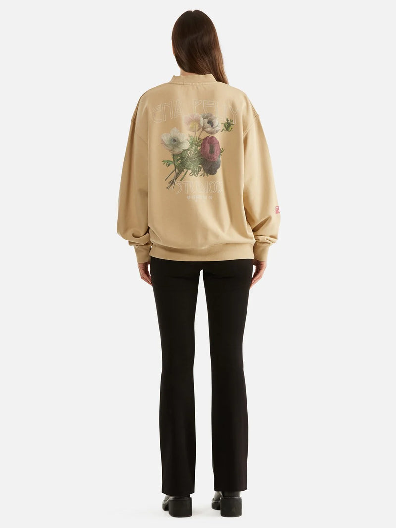 ENA PELLY - Chloe Oversized Sweater - Biscuit