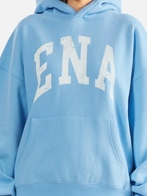 ENA PELLY - Harper Oversized Hoodie - Cornflower Blue
