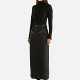 ENA PELLY - Rylie Two Tone Denim Maxi Skirt