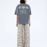 ENA PELLY - Pelly World Tour Tee - Washed Grey