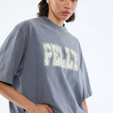 ENA PELLY - Pelly World Tour Tee - Washed Grey