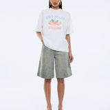 ENA PELLY - Peaches Tee - Vintage White