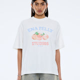 ENA PELLY - Peaches Tee - Vintage White