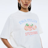ENA PELLY - Peaches Tee - Vintage White