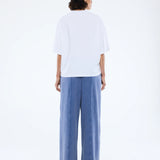 ENA PELLY - Rhinestone Logo Tee - White