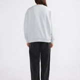 ENA PELLY - Lilly Oversized Sweater Collegiate - Mid Grey Marle