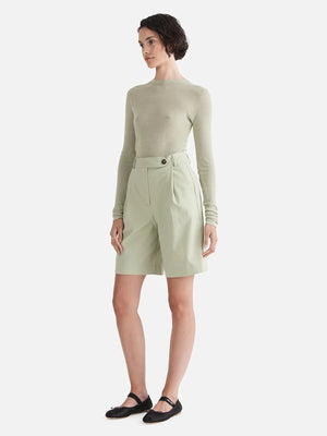 Ena Pelly - Willow Sheer Knit Top - Sage
