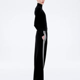ENA PELLY - Valentina Stripe Pant - Black / Off White