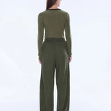 ENA PELLY - Valentina Stripe Pant - Olive