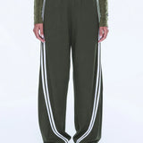 ENA PELLY - Valentina Stripe Pant - Olive