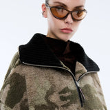 ENA PELLY - Winnie Qtr Zip - Camo Print