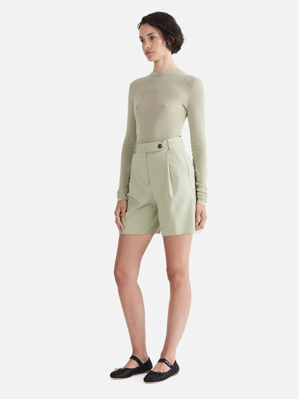 Ena Pelly - Tailored Bermuda Short - Jade