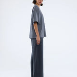 ENA PELLY - Pelly Spray Heart Tee - Washed Grey