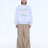 ENA PELLY - Mila Oversized Sweater - White Marle