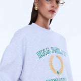 ENA PELLY - Mila Oversized Sweater - White Marle