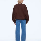 ENA PELLY - Mila Oversized Sweater - Chocolate