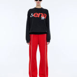 ENA PELLY - Star Sweatshirt - Washed Charcoal