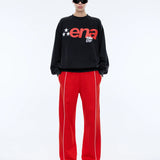 ENA PELLY - Star Sweatshirt - Washed Charcoal