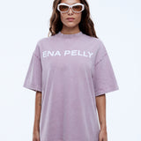 ENA PELLY - Chloe Oversized Tee - Vintage Rose