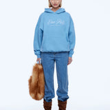ENA PELLY - Cassie Oversized Hoodie - Cloud Blue